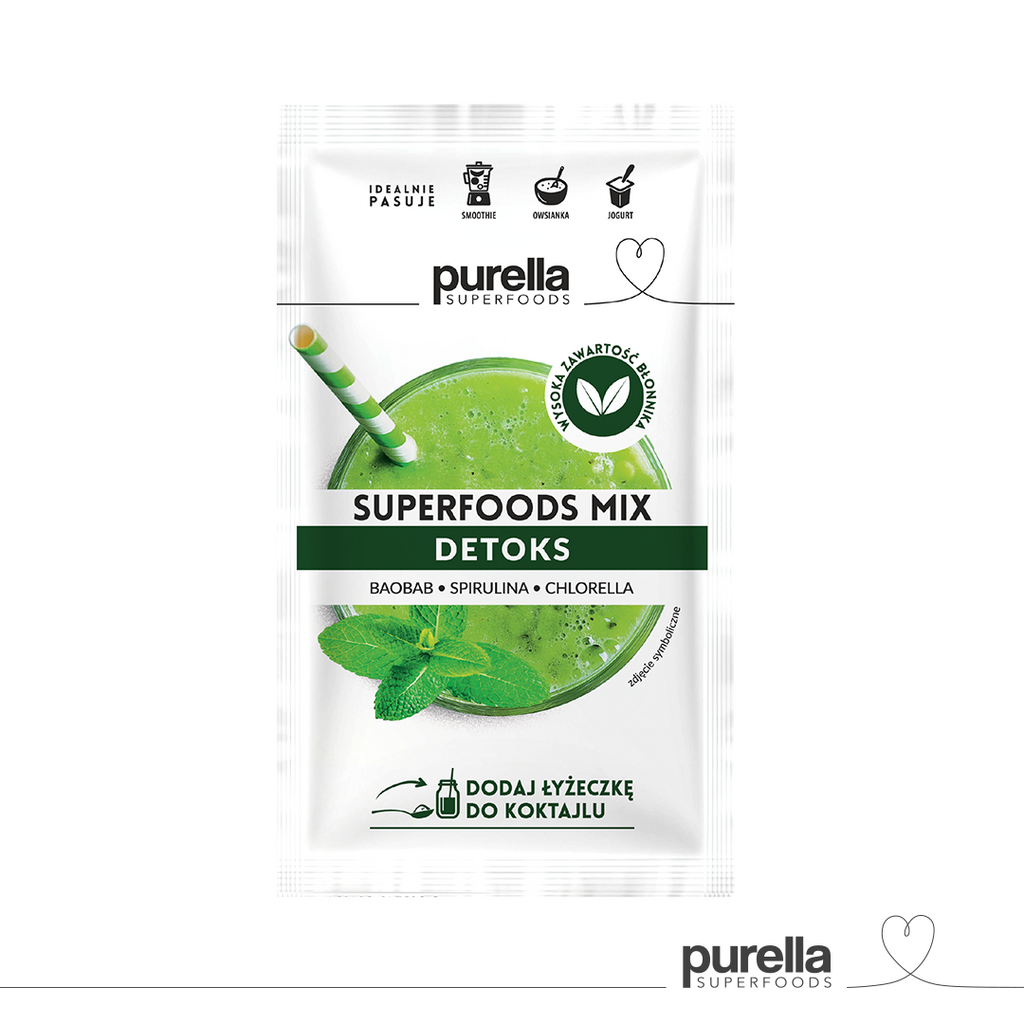 SuperfoodsMIX Detoks 40 g - sklep Purella.pl