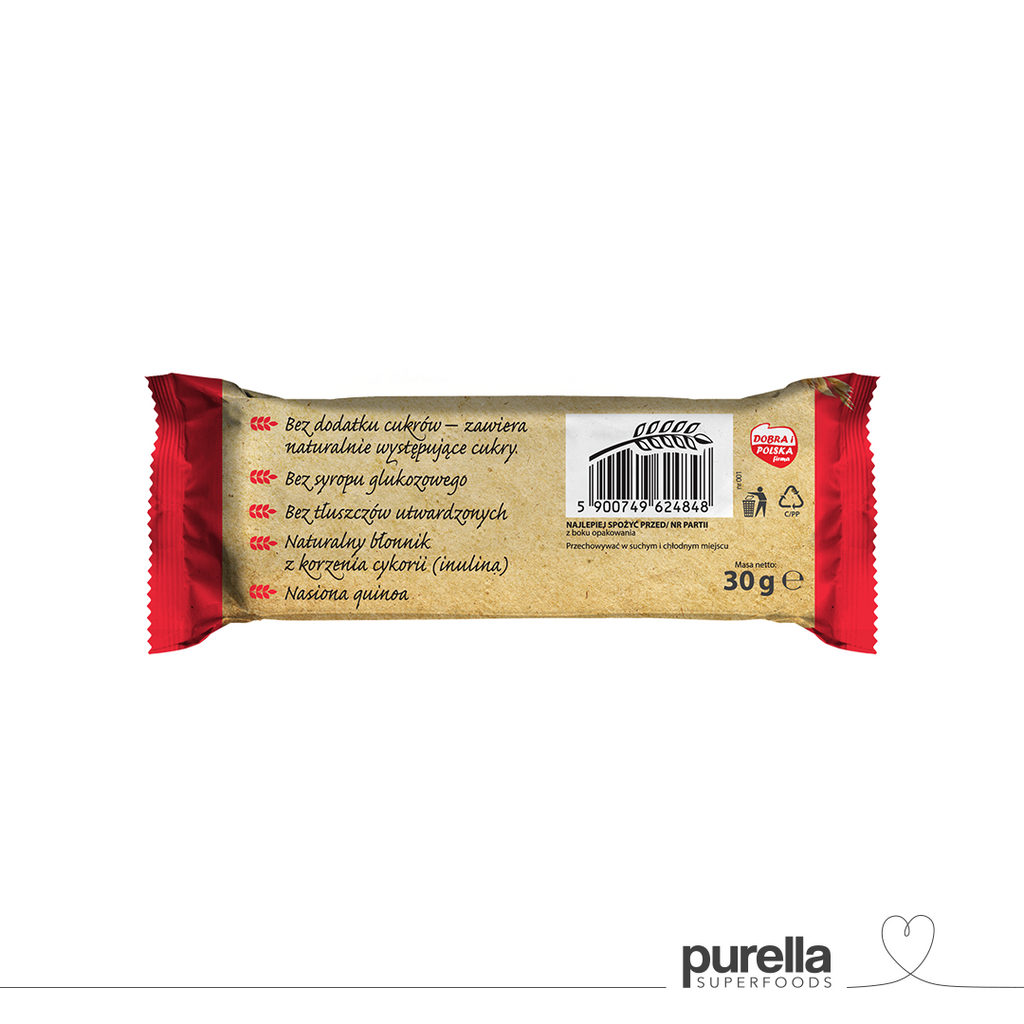 BA! Baton 5 zbóż Truskawka & Quinoa - sklep Purella.pl