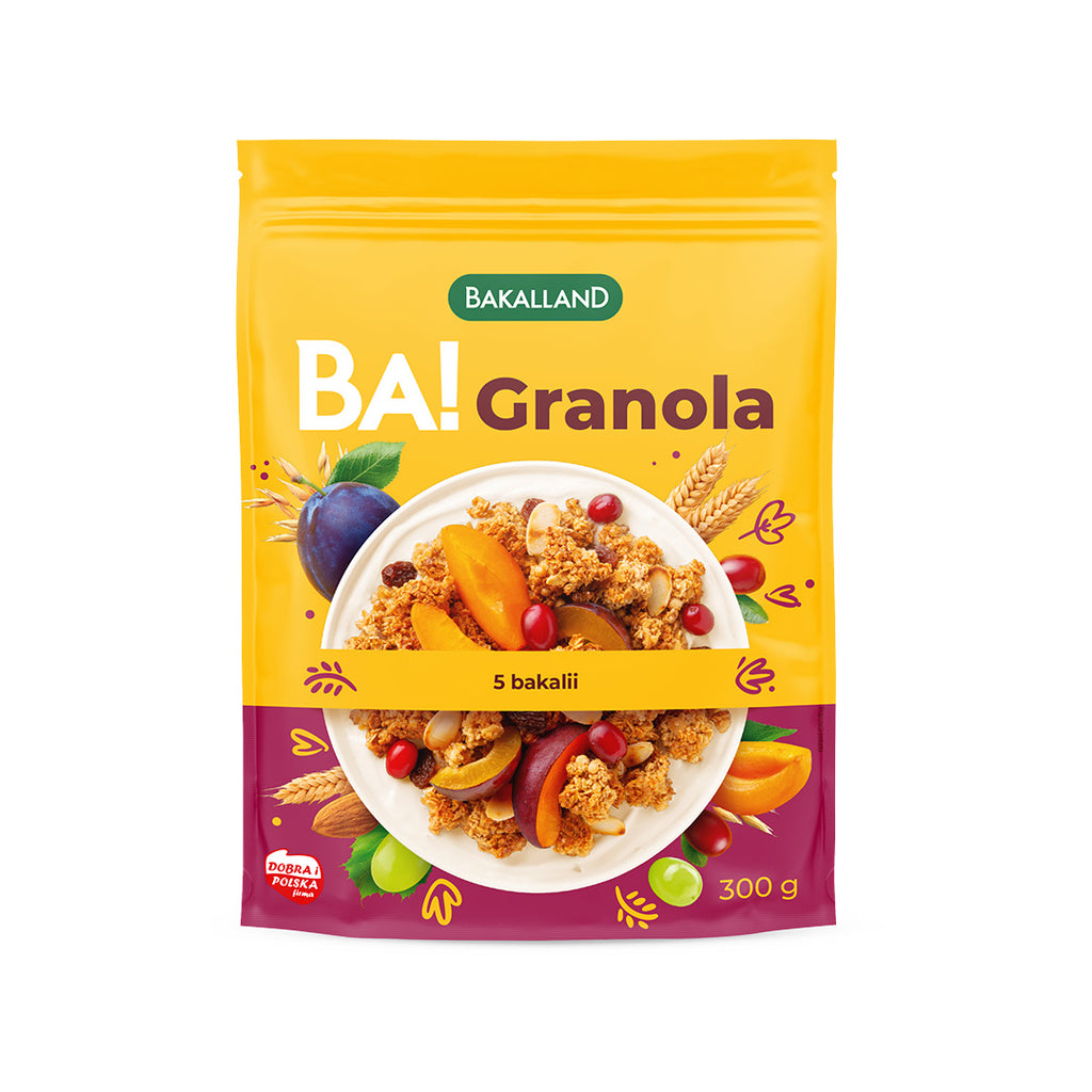 BA! Granola 5 bakalii 300g - sklep Purella.pl