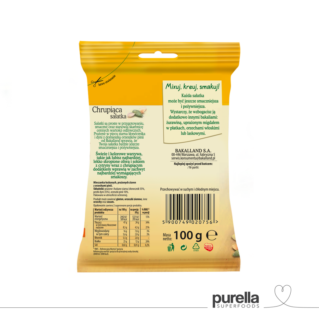 Chrupiąca sałatka 100g - sklep Purella.pl