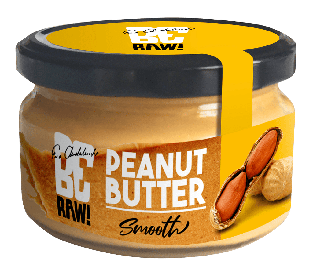 BeRAW Peanut butter Smooth 190g - Purella