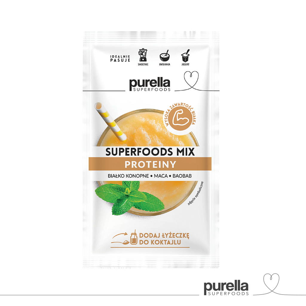 SuperfoodsMIX Proteiny 40 g - sklep Purella.pl