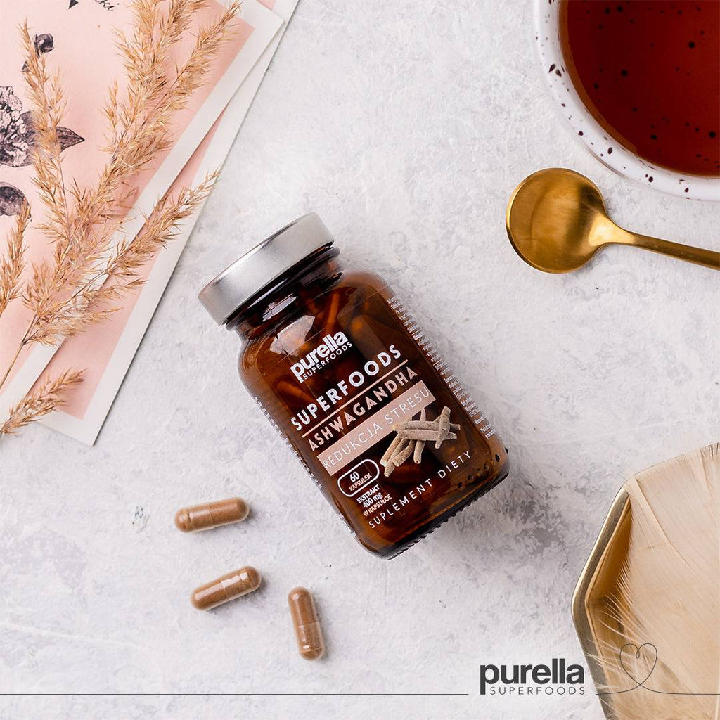SUPERSUPLEMENTS EKSTRAKT z ASHWAGANDY 60 kapsułek - Purella - 4