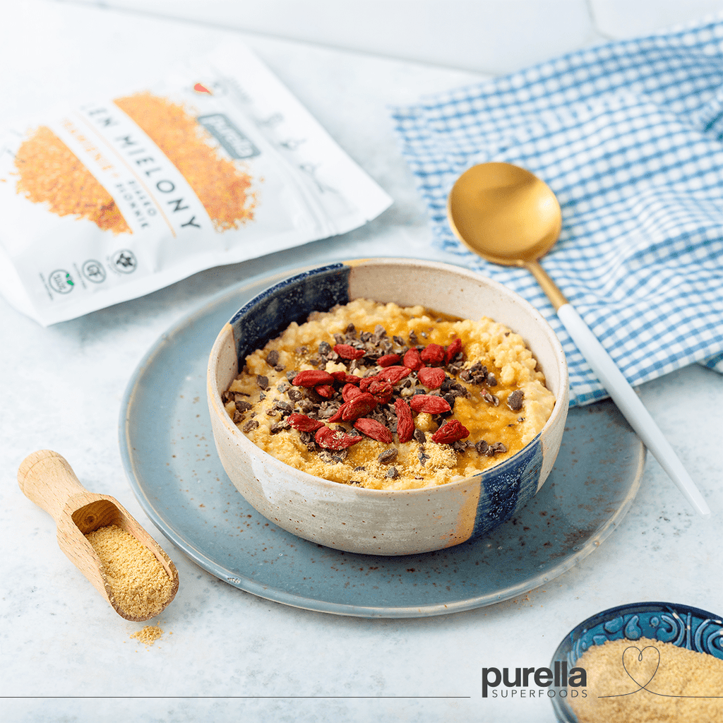 SUPERFOOD Len mielony odtłuszczony 180g - Purella - 2