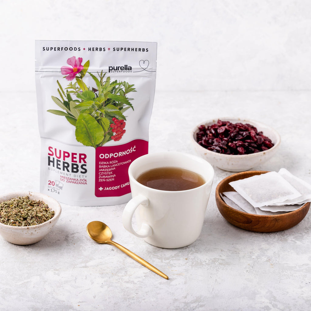 SUPERHERBS Odporność 35g (20 saszetek x 1,75g) - Purella - 2